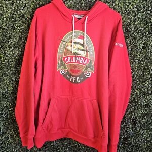 Mens XL Columbia Performance Fishing Gear Christmas Hoodie